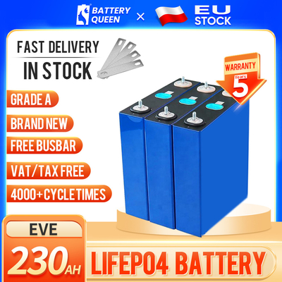 Enerji Depolama için Polonya hisse senedi EVE 3.2V 230Ah Prizmatik LiFePO4 Pil Hücresi
