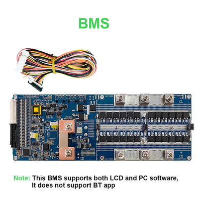 Seplos Batarya yönetim sistemi ABMS 16S 48V 200A RS 485 LCD CAN