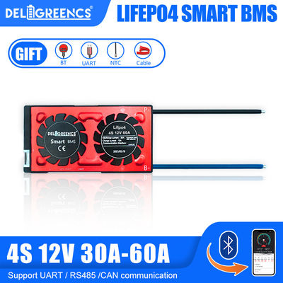 Lityum Pil Yönetim Sistemi BMS için Bluetooth Akıllı BMS 4S 12V 60A
